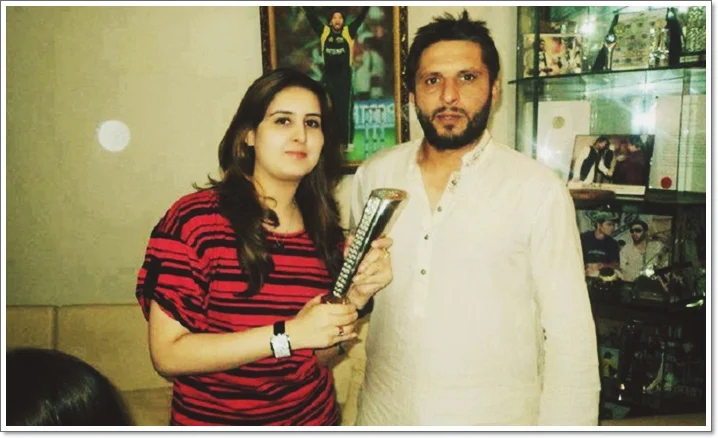 Shahid Afridi's wife